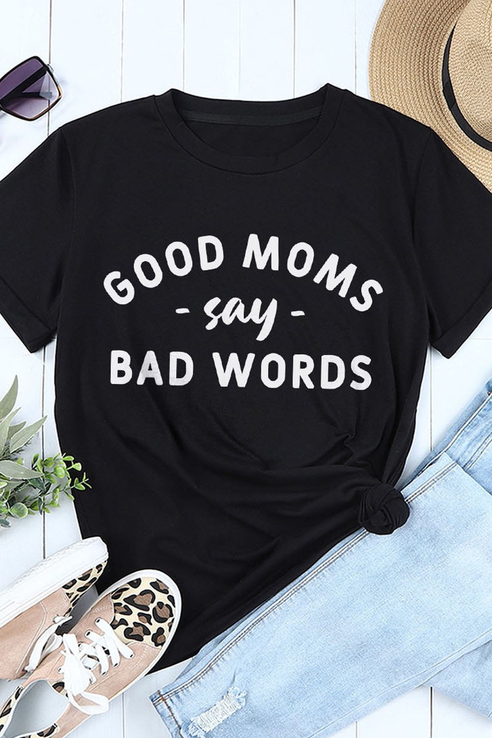 Good Moms Say Bad Words Graphic Tee