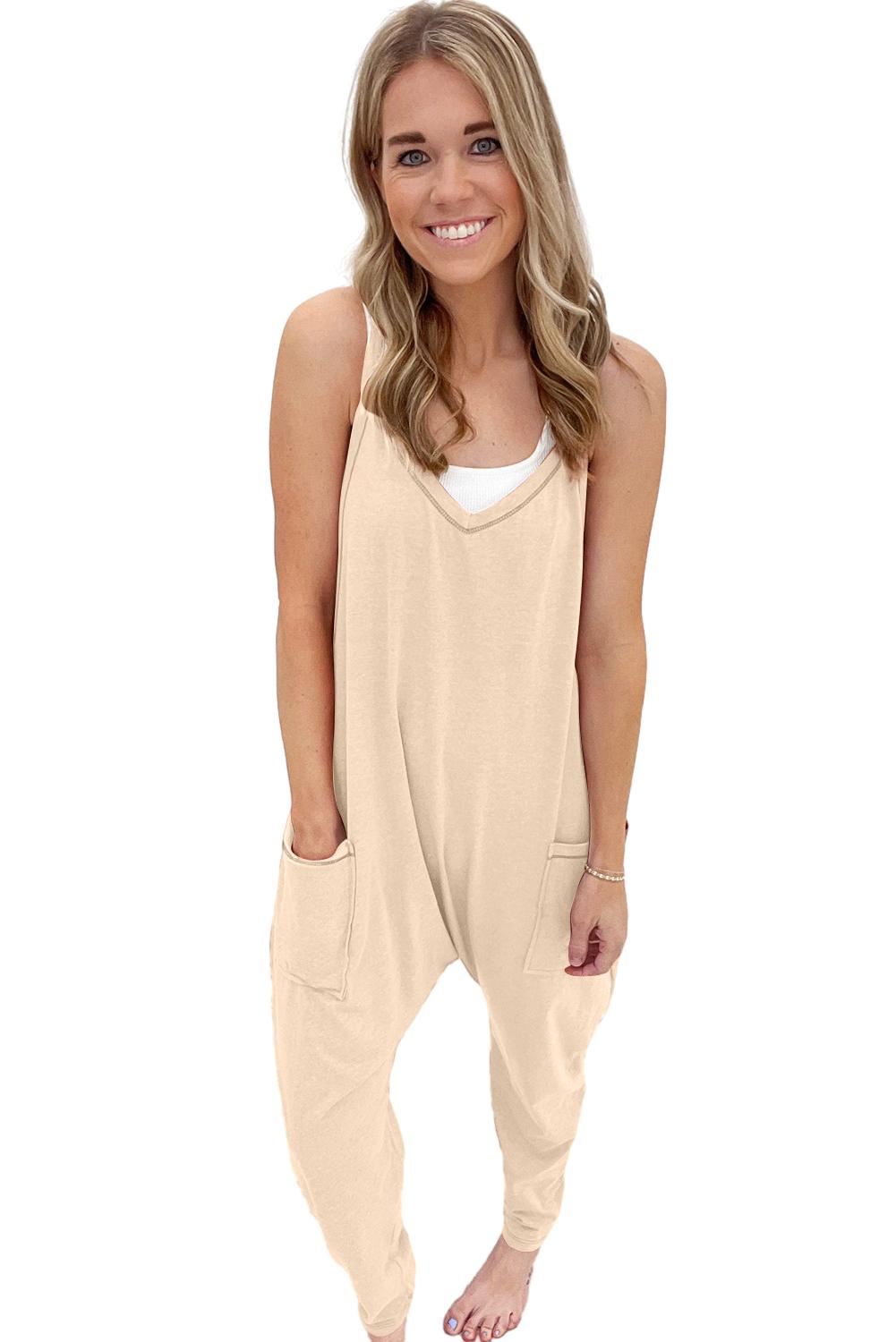 Loose Fit Harem Jumpsuit