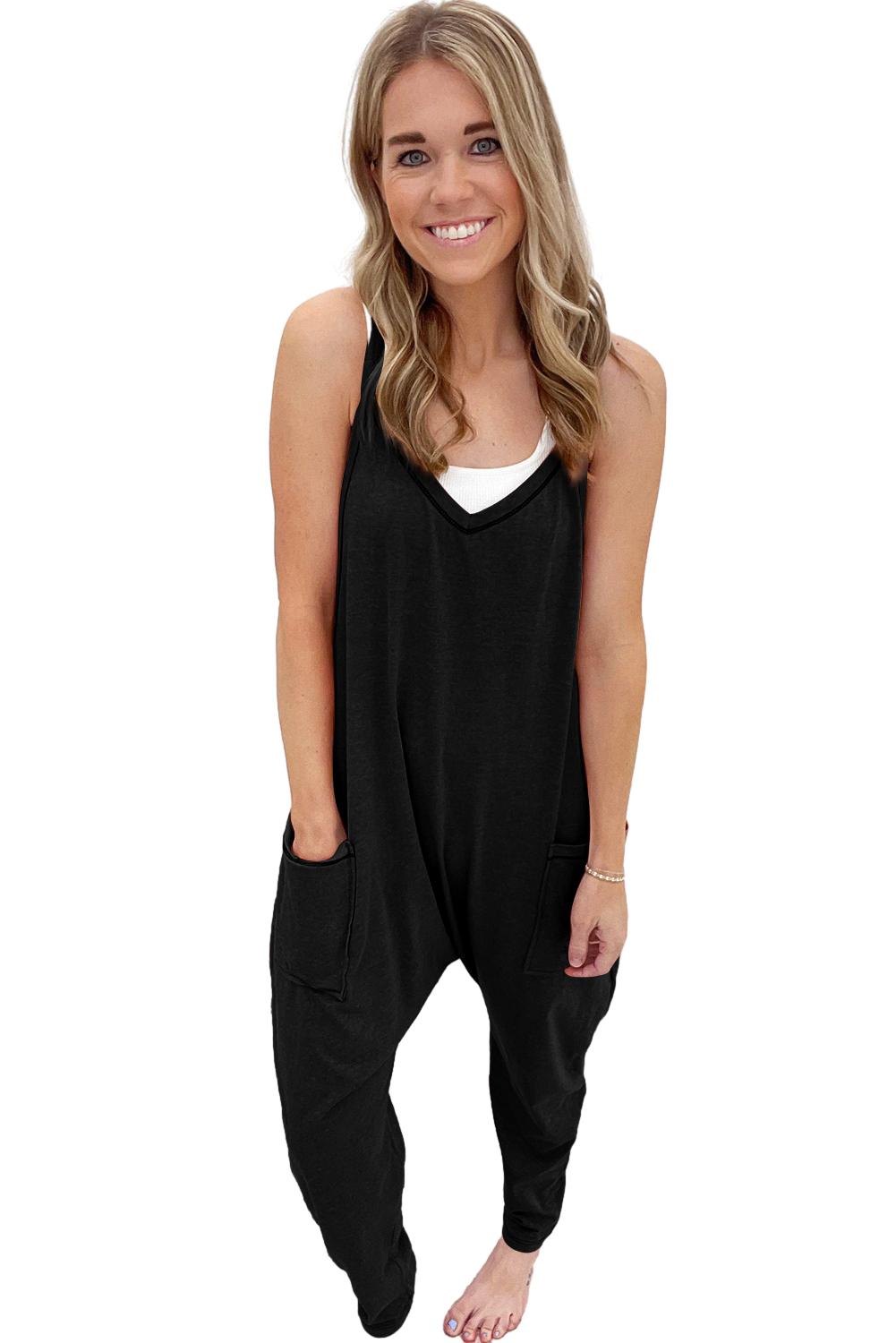 Loose Fit Harem Jumpsuit