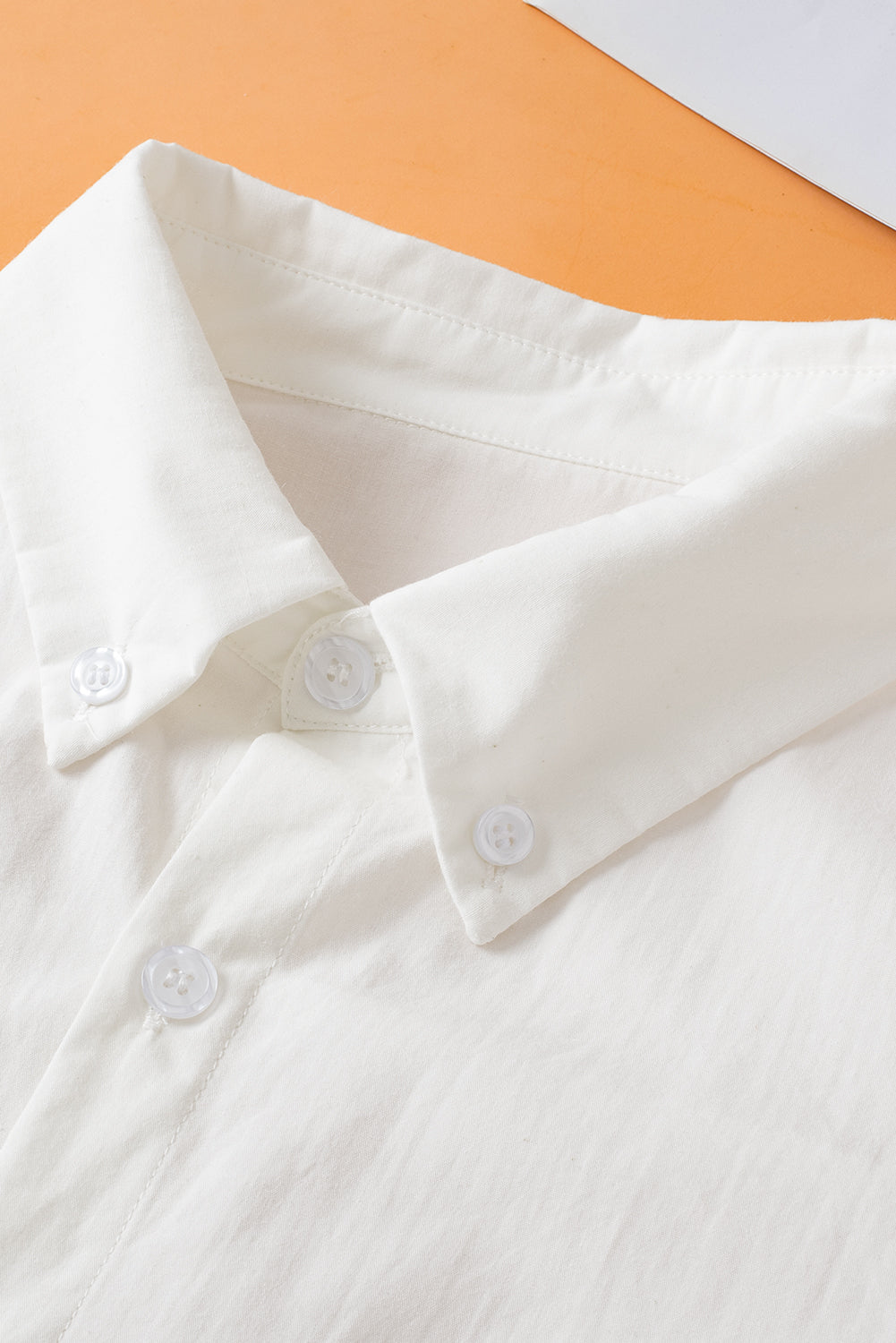 Simplicity Solid white Puff Sleeve Shirt