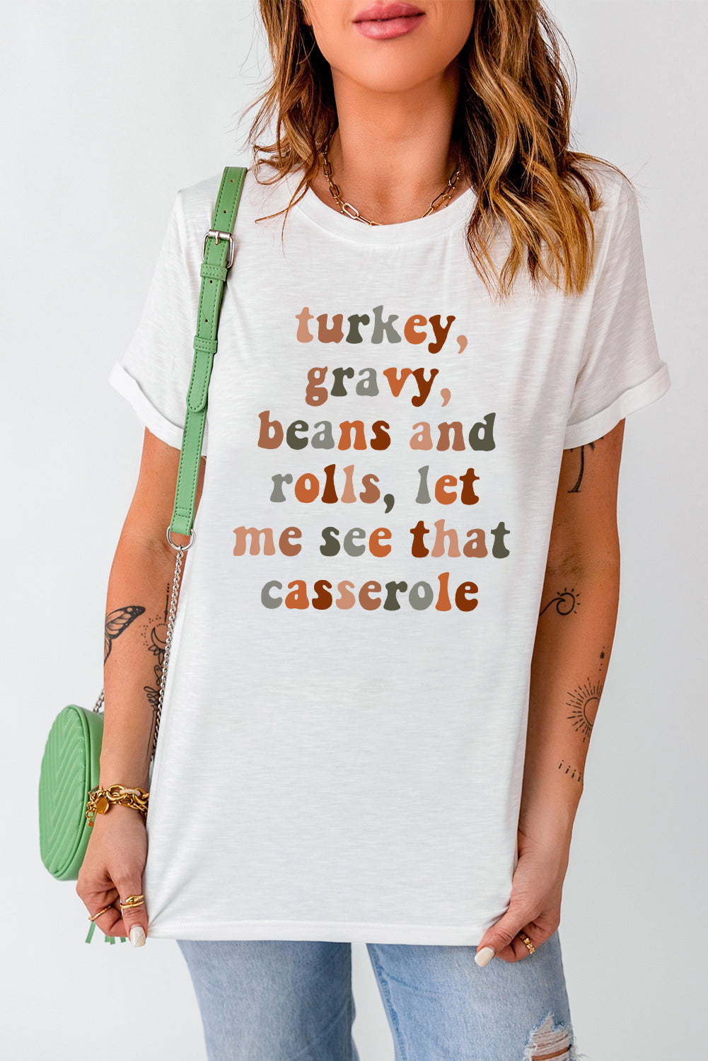 Thanksgiving Casual Graphic Tee