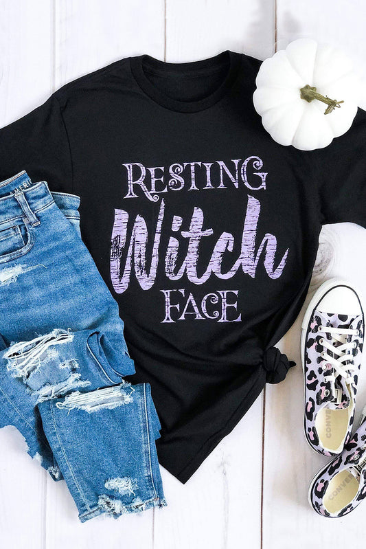 Resting Witch Face Graphic Tee