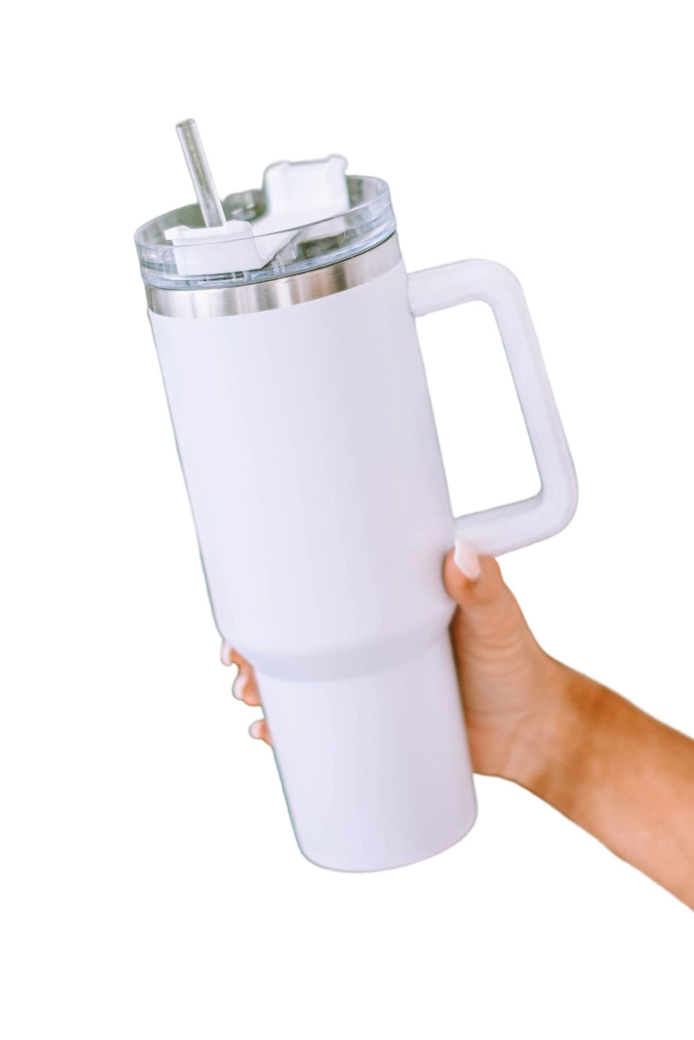 Green 304 Stainless Steel Insulated Tumbler Mug With Straw