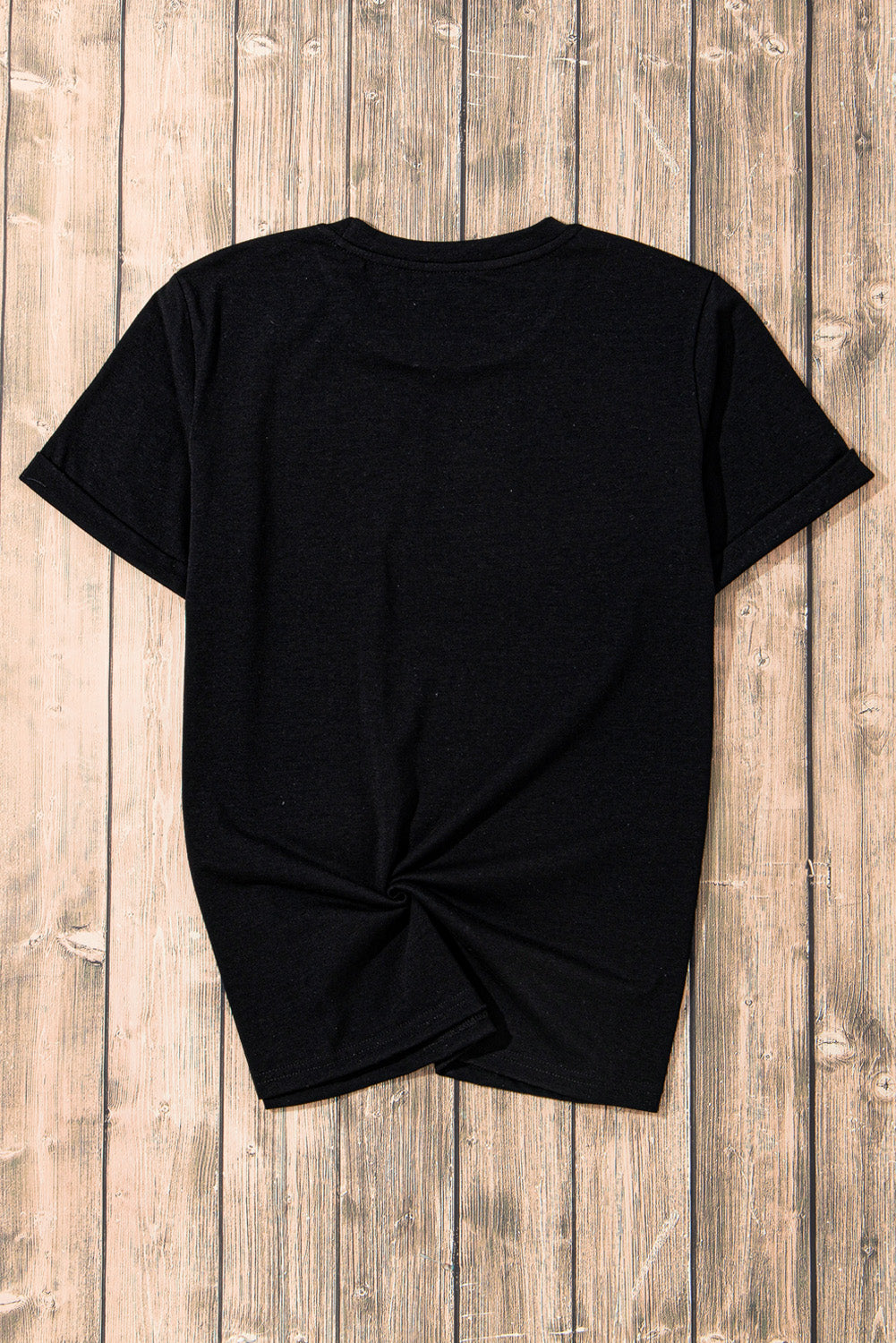 Black Rhinestone Be Kind Graphic T Shirt
