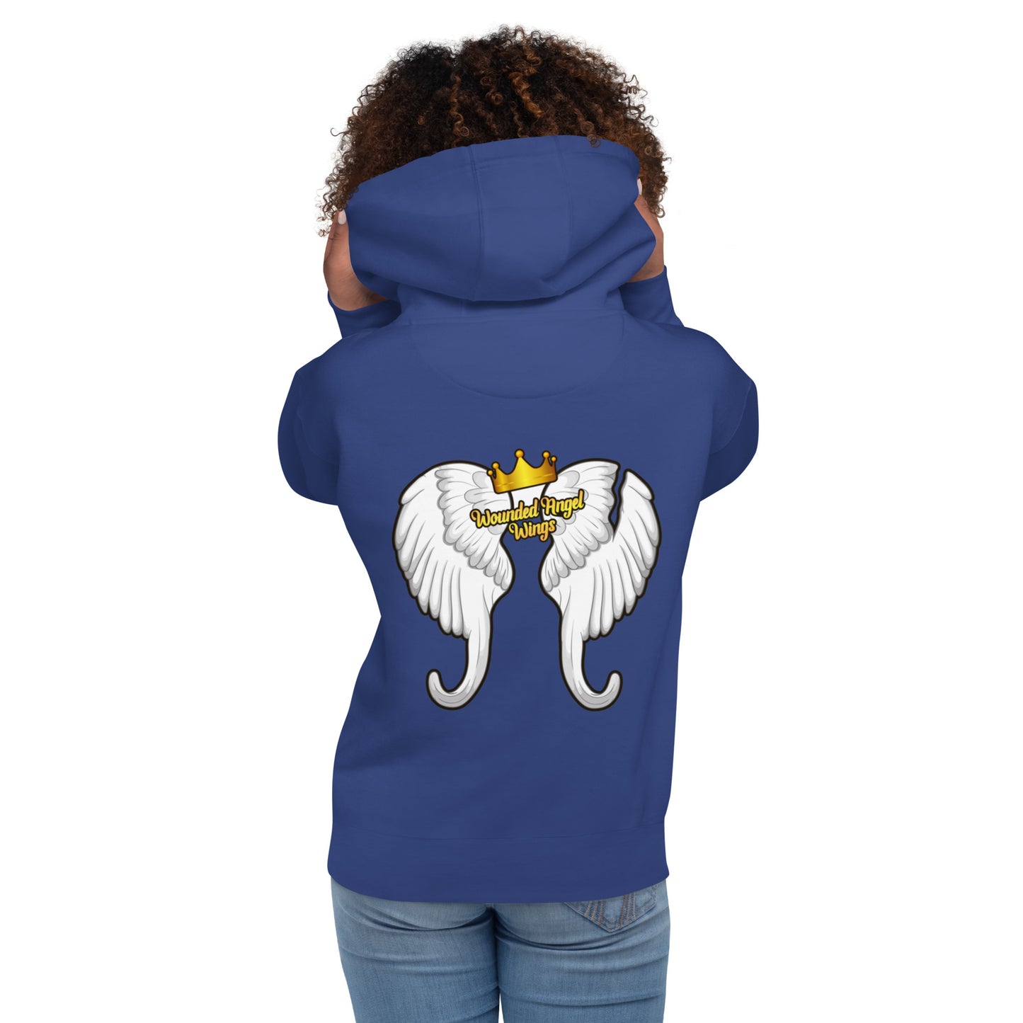 Wounded Angel Wings Signature Logo Hoodie